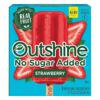 Outshine Fruit Ice Bars, No Sugar Added, Strawberry, 6 Pack