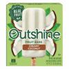 Outshine Fruit Bars, Creamy Coconut, 6 Pack