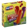Popsicle Ice Pops, Sugar Free, Orange, Cherry, Grape, 12 Pack