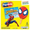 Popsicle Frozen Confection Bars, Strawberry/Blue Raspberry/Lime, Marvel Spider-Man, 6 Pack