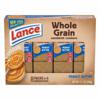 Lance Sandwich Crackers, Whole Grain, Peanut Butter, 8 Pack
