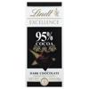 Lindt Excellence Chocolate, Dark, 95% Cocoa