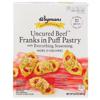 Wegmans Uncured Beef* Franks in Puff Pastry with Everything Seasoning Hors D'Oeuvres
