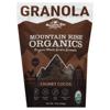 Mountain Rise Organics Granola, Vegan, Chunky Cocoa