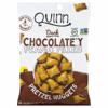 QUINN Pretzel Nuggets, Dark Chocolate'y Peanut Filled
