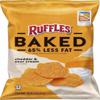 Ruffles Baked Potato Chips , Cheddar & Sour Cream Flavored