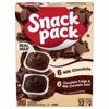 Snack Pack Pudding, Milk Chocolate/Chocolate Fudge & Milk Chocolate Swirl, Family Pack, 12 Pack