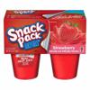 Snack Pack Juicy Gels, Strawberry, 4 Pack