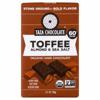Taza Chocolate Dark Chocolate, Organic, Toffee Almond & Sea Salt, 60% Dark