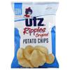 Utz Ripples Potato Chips, Original, Family Size