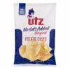 Utz Potato Chips, No Salt Added, Original, Family Size