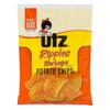 Utz Potato Chips, Barbeque Flavored, Ripples, Family Size