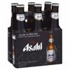 Asahi Draft Beer, Super Dry 6/12 oz bottles