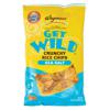 Wegmans Get Wild Crunchy Rice Chips, Sea Salt, FAMILY PACK