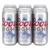 Coors Light Beer 6/16 oz cans