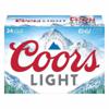 Coors Light Beer 24/12 oz cans