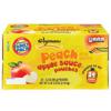 Wegmans Peach Apple Sauce Pouches, FAMILY PACK