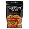 Wicked Wicked Minis Oyster Crackers, Seasoned, Crushed Red Pepper
