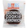 DIVVIES Cookie Sandwich, Brownie