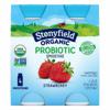 Stonyfield Organic Smoothie, Lowfat Yogurt, Organic, Probiotic, Strawberry