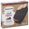 Haagen-Dazs Ice Cream Bars, Caramel, Soft Dipped, 3 Pack