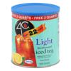 4C Iced Tea Mix, Lemon, Light, Decaffeinated
