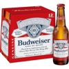 BUDWEISER Beer  12/12 oz bottles