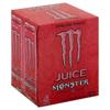 Monster Juice Energy Drink, Pipeline Punch, 4 Pack