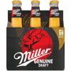 Miller Genuine Draft Beer 6/12 oz bottles