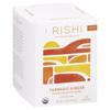 Rishi Tea, Organic, Caffeine-Free, Turmeric Ginger, Sachets