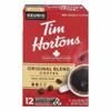 Tim Hortons Coffee, Medium Roast, Original Blend, K-Cup Pods