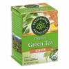 Traditional Medicinals Herbal Supplement, Organic, Green Tea, Ginger, Tea Bags