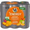 V8 +Energy Healthy Energy Drink, Natural Energy from Tea, Orange Pineapple