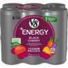 V8 +Energy Healthy Energy Drink, Natural Energy from Tea, Black Cherry