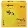 Wegmans Just Tea Chamomile Herbal Caffeine Free Tea Bags