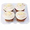 Wegmans Pumpkin Cupcakes with Cream Cheese Frosting, 4 Pack
