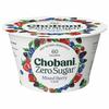 Chobani Yogurt, Zero Sugar, Mixed Berry Flavor