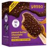 Yasso Frozen Greek Yogurt, Peanut Butter Chocolate Crunch Bars