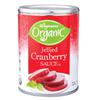 Wegmans Organic Jellied Cranberry Sauce