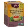 Yogi Tea Herbal Tea, Immune + Stress, Elderberry Lemon Balm, Tea Bags