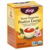Yogi Tea Herbal Supplement, Positive Energy, Sweet Tangerine, Tea Bags