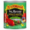 Tuttorosso Tomatoes Pear Tomatoes, with Basil & Sea Salt, Whole Peeled, San Marzano Style
