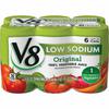 V8® 100% Vegetable Juice 100% Vegetable Juice Low Sodium 100% Vegetable Juice