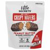 Little Secrets Crispy Wafers, Peanut Butter in Dark Chocolate, Mini
