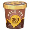 Halo Top Ice Cream, Light, Chocolate Caramel Brownie