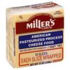 Miller's Cheese Cheese Food, Pasteurized Process, American, Slices