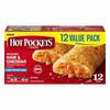 Hot Pockets Sandwiches, Hickory Ham & Cheddar, Crispy Buttery Crust, 12 Value Pack