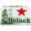 Heineken Premium Lager Beer, Light 24/12 oz bottles
