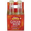 Wegmans Ginger Beer, 4 Pack Bottles