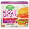 Wegmans Organic Frozen Spicy Black Bean Veggie Burgers